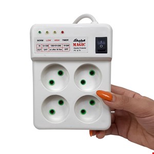 محافظ ولتاژ صوتی و تصویری مجیک 3 متری 2 سال گارانتی 